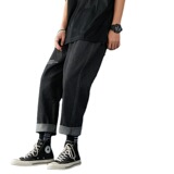 Весенние прямые свободные джинсы, трендовые штаны для отдыха, городской стиль, 2022