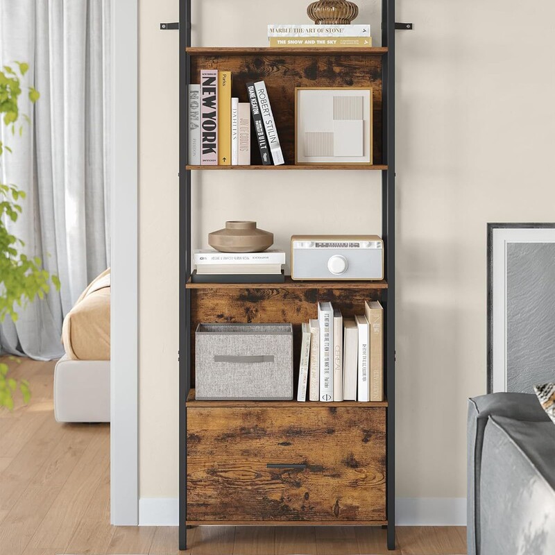 Foreign Trade Special Bookshelf Multi-Layer Storage Rack Living Room Bedroom Bookshelf with Drawer Home Storage Rack Office Bookshelf Foreign Trade Special Bookshelf Multi-Layer Storage Rack Living Room Bedroom Bookshelf with Drawer Home Storage Rack Office Bookshelf