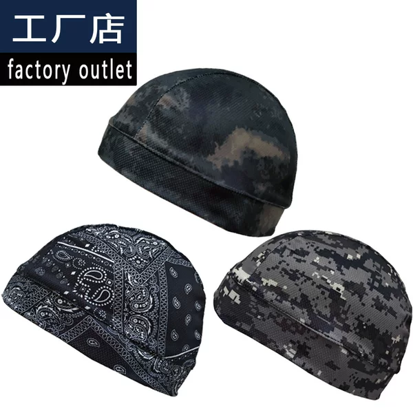 Cross-border summer mesh sweat-absorbing running cap, bicycle safety helmet liner, unisex lightweight sweat-absorbing cycling cap