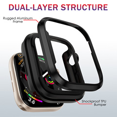Suitable for Apple Watch9 Apple Watch SE/8/7/6/5/Ultra protective case metal anti-fall protective cover
