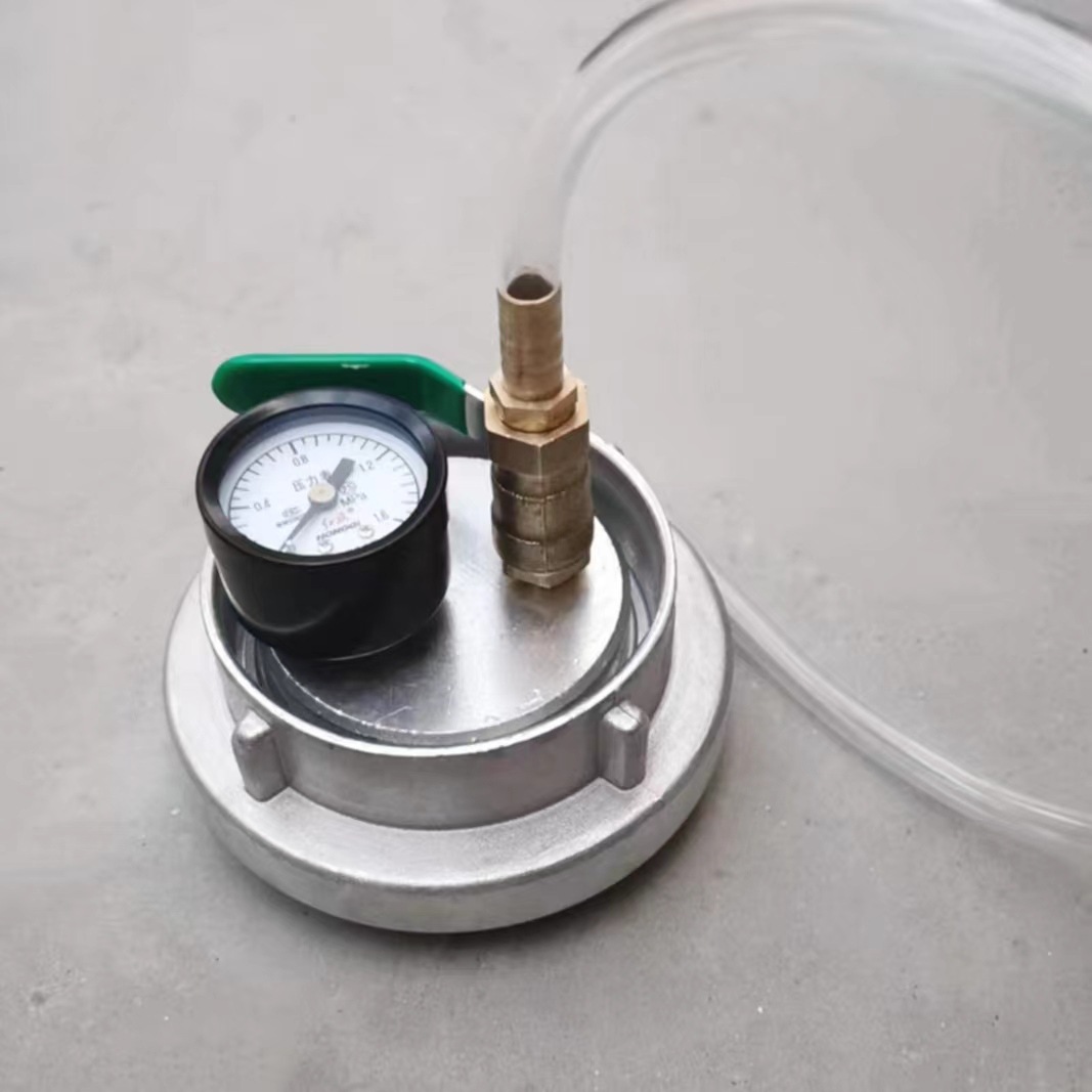 消防测压装置室内消火栓末端消防测压水枪装置试压闷盖水压测量仪