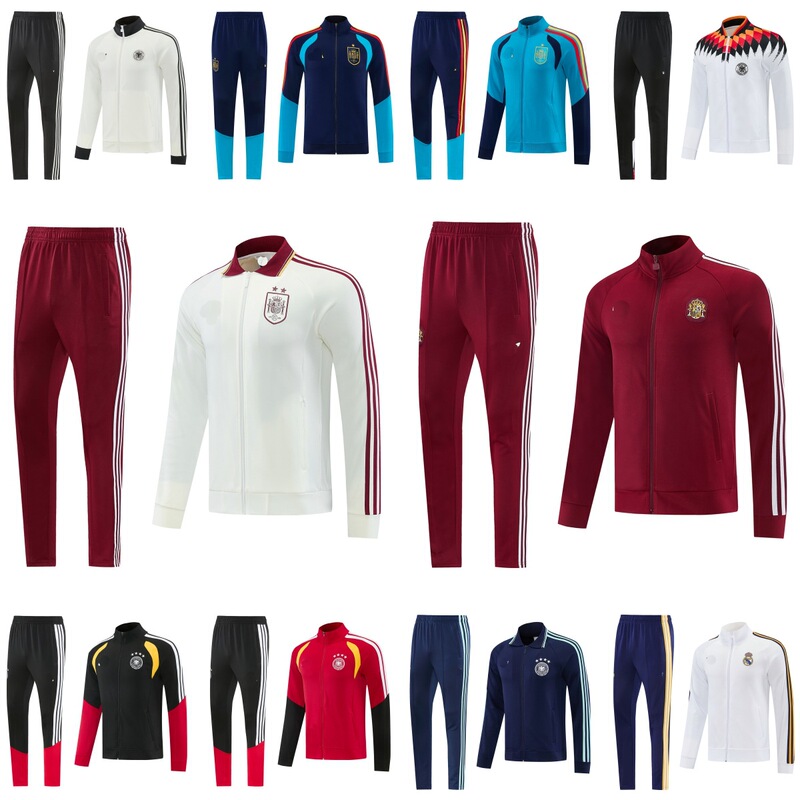 Football Jacket Set Spain Real Madrid Chelsea Tottenham Arsenal Barcelona Paris Argentina Can Be Sold Separately