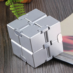 Металлический неограниченный кубик Рубика, игрушка, уровень, антистресс