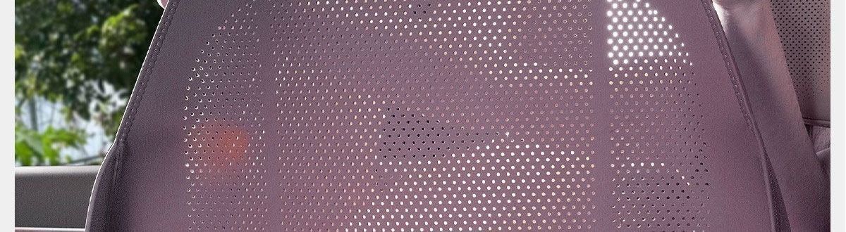 High-grade Nappa leather new single-piece women's seat cushion, purple seat pad, rear car seat cushion, suitable for all seasons