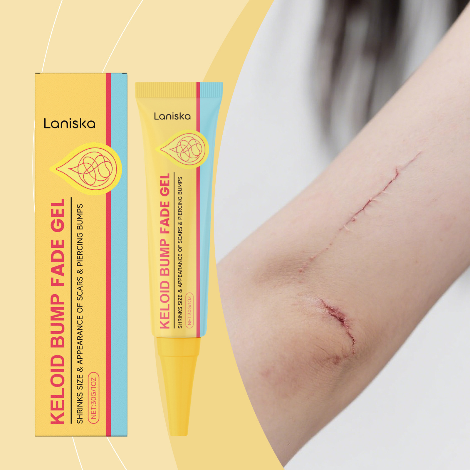 Laniska Skin Care Gel Has a Comfortable, Refreshing Texture That Gently Nourishes the Body and Delicately Cares for the Skin