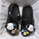 Thick-soled speechless dog hole shoes women's summer outdoor wear heightening 2025 new Internet famous beach non-slip sandals