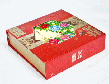 二变立体月饼盒效果图