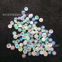批发opal天然欧泊澳宝圆形戒面平底裸石3 4 5 6mm3.5mm水滴椭圆形