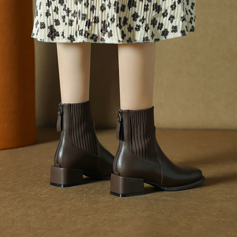 Women’s ankle boots, winter 2023, two finishes (Single, Velver), sizes 34–40