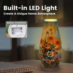 3D拼图花瓶DIY客厅摆件插花家居装饰儿童的生日圣诞礼物玩具跨境