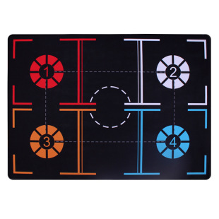 Basketball Footstep Training Mat Indoor Sound Insulation Home Step Ball Control Training Auxiliary Equipment Physical Fitness Auxiliary Training Mat