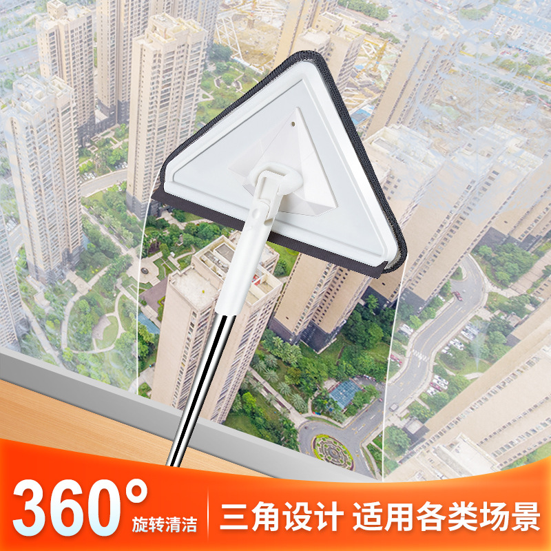 재고 제조 업체는 직접 공급 삼각형 작은 걸레 가정용 천장 청소 게으른 사람들 드래그 깨끗한 평면 걸레 도매