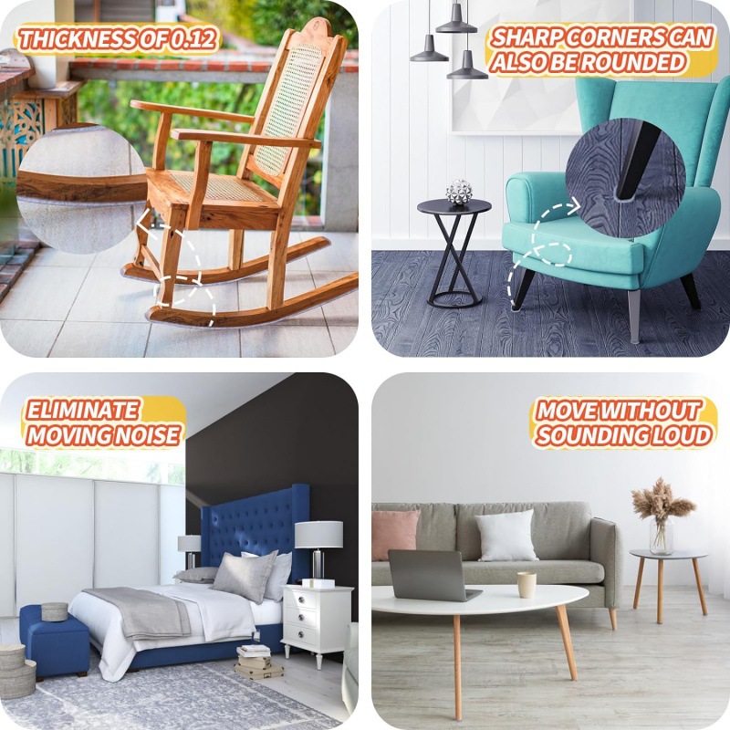 Felt Furniture Pads, Non Slip 