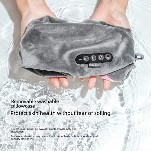 Neck Massager, Multi-functional Home C-shaped Massage Pillow, Portable Travel Electric Kneading and Heating Neck & Shoulder Massager