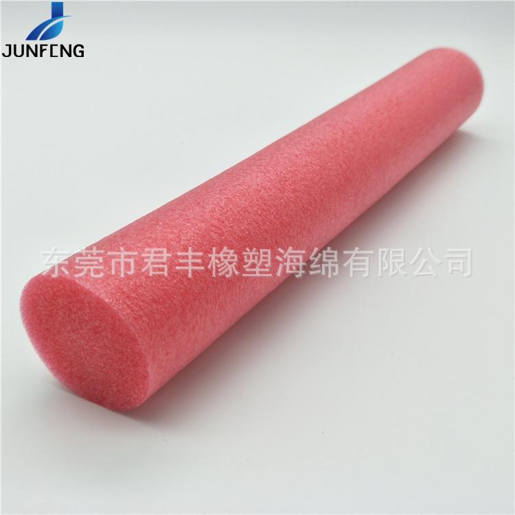 厂家销售直径65mm高弹珍珠棉泡沫浮力游泳棒实心儿童漂浮条海绵用