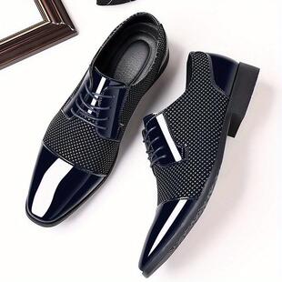 M 92710 British Pointed Groom Leather Shoes Ӣ�����^����ƤЬ