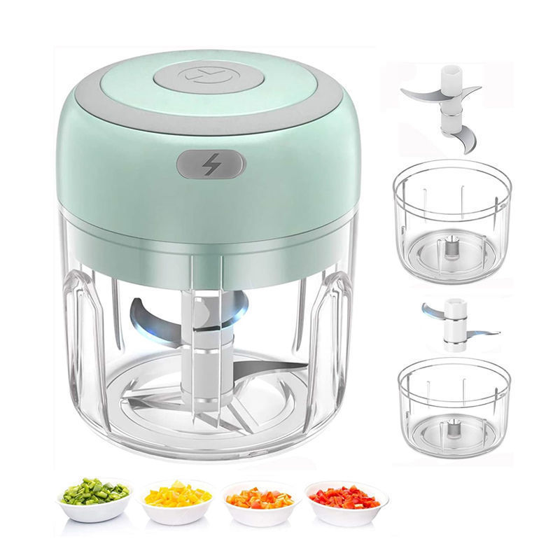 Mini electric garlic grinder wireless electric garlic grinder garlic puller garlic press garlic press machine household garlic grinder