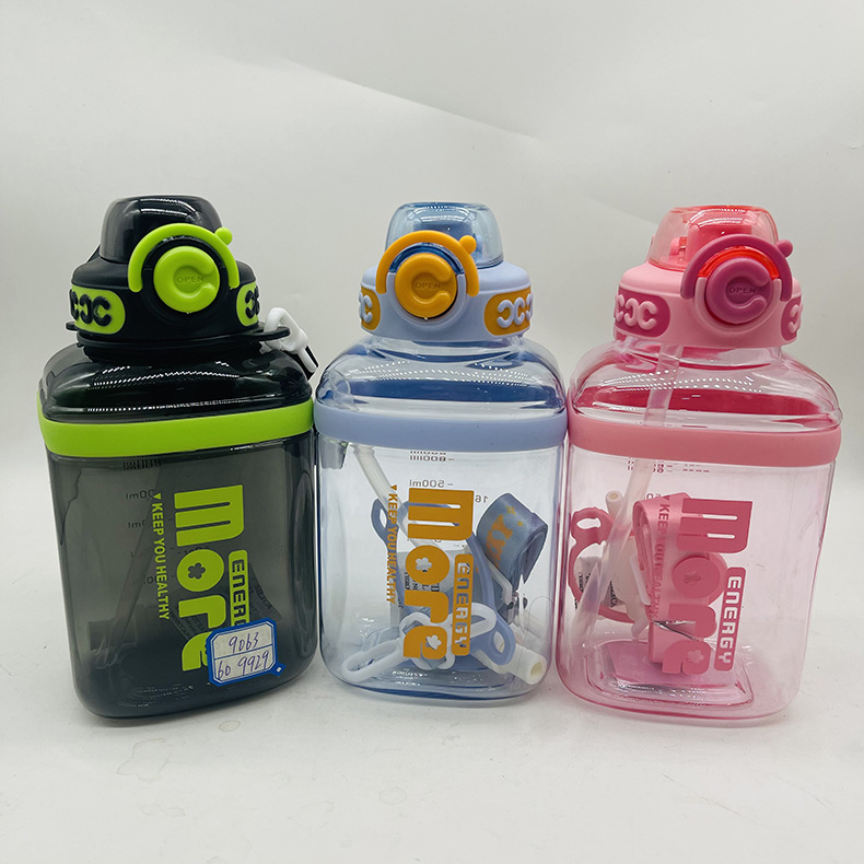 Jinshi deportivo al aire libre botella de plástico de una sola capa de 2000ml taza espacial de gran capacidad botella de agua portátil para trabajadores ecológicos