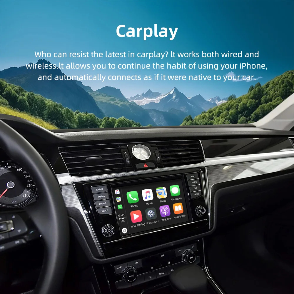 Suitable for Volkswagen Goif 7 Wireless Carplay Module Android Auto Mib System Decoder