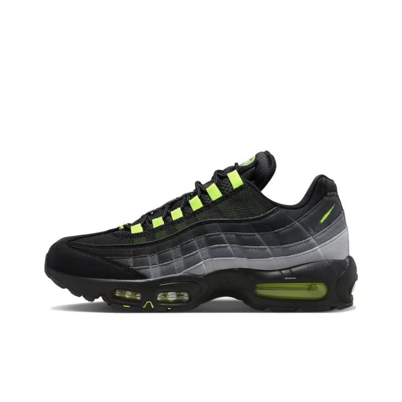 莆田鞋Air Max95外贸跨境气垫鞋男女黑白联名情侣休闲减震运动鞋|undefined