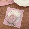 1# pink leopard print small hand hair clip