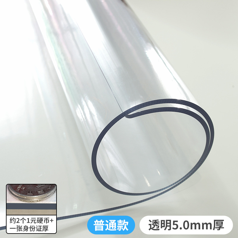 Mesa de trabajo transparente antiestática de aluminio PVC aislante de vidrio suave resistente al desgaste de fábrica de línea de ensamblaje de laboratorio alfombra de mesa