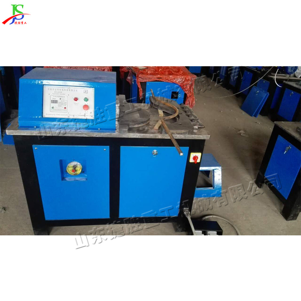 Máquina de curva de ángulo de hierro plano de acero redondo de escritorio para equipos de procesamiento de metal para fabricación de hierro fundido