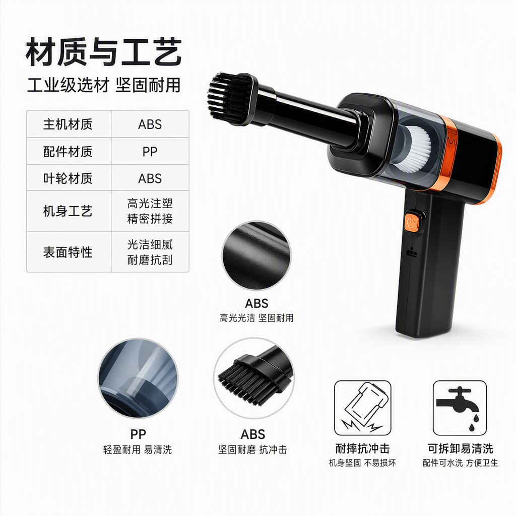 Car Wireless Vacuum Cleaner High Power High Suction Mini Handheld Car Household Indoor Small Electric Vacuum Cleaner