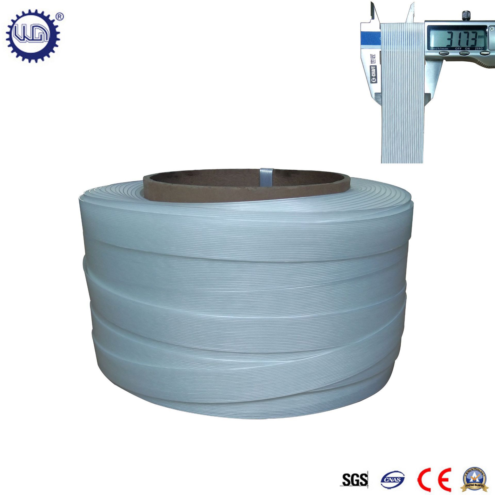 源头工厂批发捻丝纤维打包带12-32MM宽度重型柔软纤维打包带