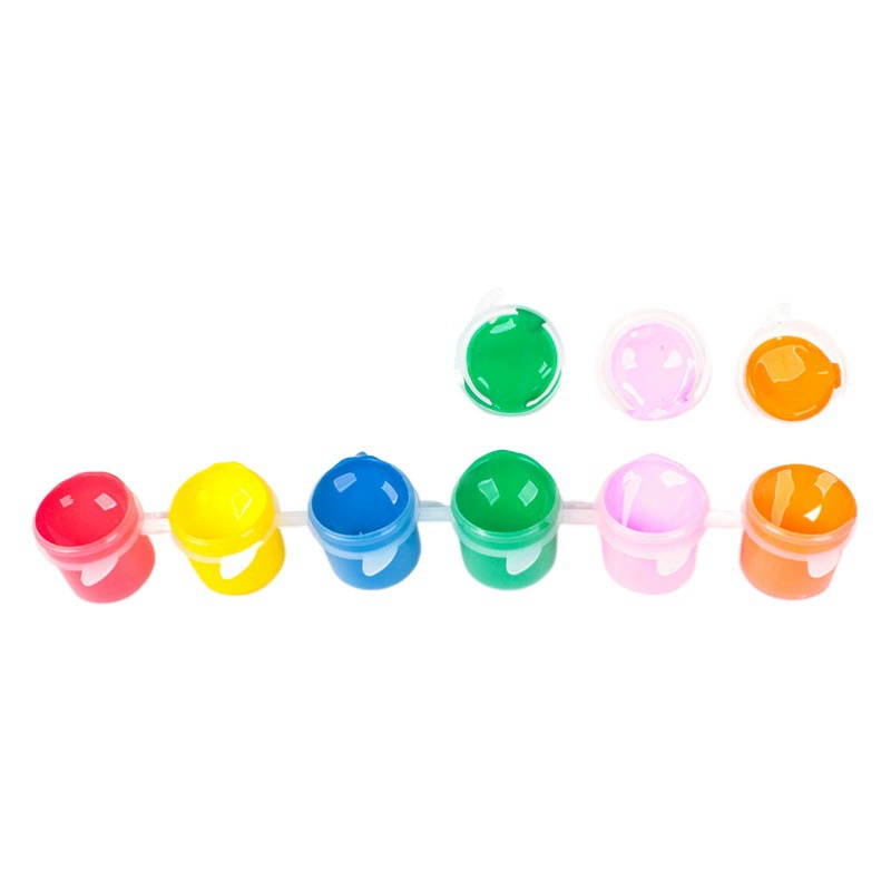 3 мл акриловый пигмент с шестигранной связкой Детский DIY ручной работы окрашенная гипсовая Кукла Искусство граффити акриловая пигментная коробка