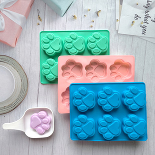 6 cat claw 315 silicone chocolate mold DIY biscuit mousse candy pudding cake baking mold