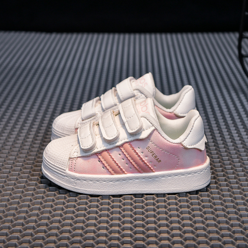 Zapatos de skate para niños tendencia de nuevos zapatos de skate de moda para niños y niñas, zapatos de skate casuales en stock para jardín de infantes pequeños zapatos blancos image 4