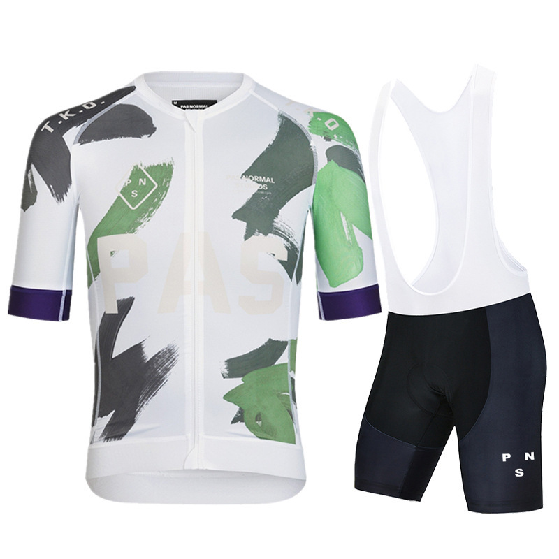 Bicicletas de carretera de montaña profesionales delgada ropa de ciclismo blanco unisex verano delgado transpirable secado rápido mangas cortas