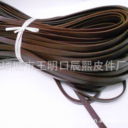 清仓 ＤＩＹ 饰品材料配件 3MM宽咖色牛皮绳薄1mm扁牛皮绳