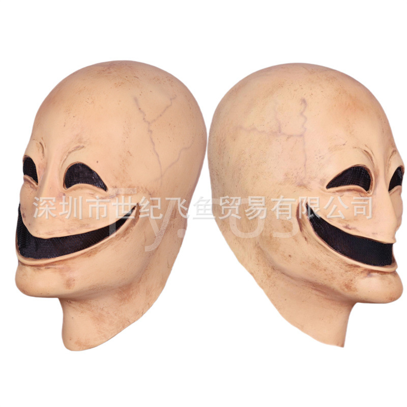 Halloween Smiley cara alienígena máscara sin rostro de los hombres tocados fiesta danza parodia accesorios máscara exorcista