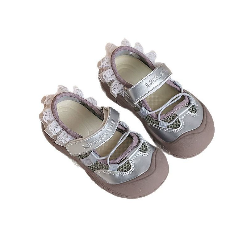 Children's ballet style single net function sandals Mary Jane lightweight outdoor mountain shoes breathable sports 2025 summer