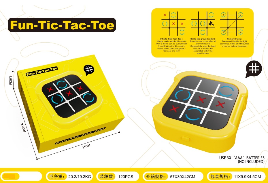 Venta caliente transfronteriza educación temprana para niños Ti Tac Tac Tac Tac Gobang tablero de ajedrez todo en uno juguetes de escritorio educativos multifuncionales al por mayor