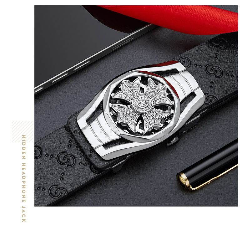 Thắt lưng nam da cao cấp thương hiệu Hoàng đế Paul mẫu mới 2025 phong cách thời trang — 120cm, 130cm, 110cm, 125cm chi tiết 18