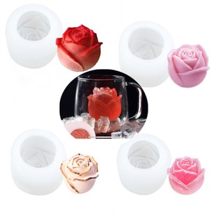 Explosive Rose Ice Mold Creative Coke Coffee Whisky Ice Mold Household Silicone Internet Celebrity Ice Making Artifact