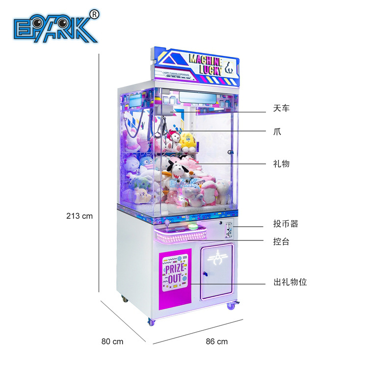 Máquina de escaneo de muñecas totalmente transparente comercial