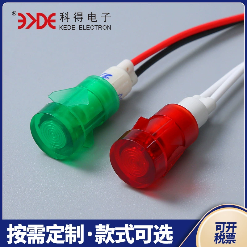 На складе оптовый индикатор K69 красный и зеленый двухцветный встроенный индикатор оболочки светодиодный неоновый Индикатор