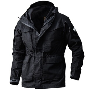 Three-In-One Tactical Jacket Men's Functional Waterproof M65 Camouflage Windbreaker Tactical Jacket Spring and Autum