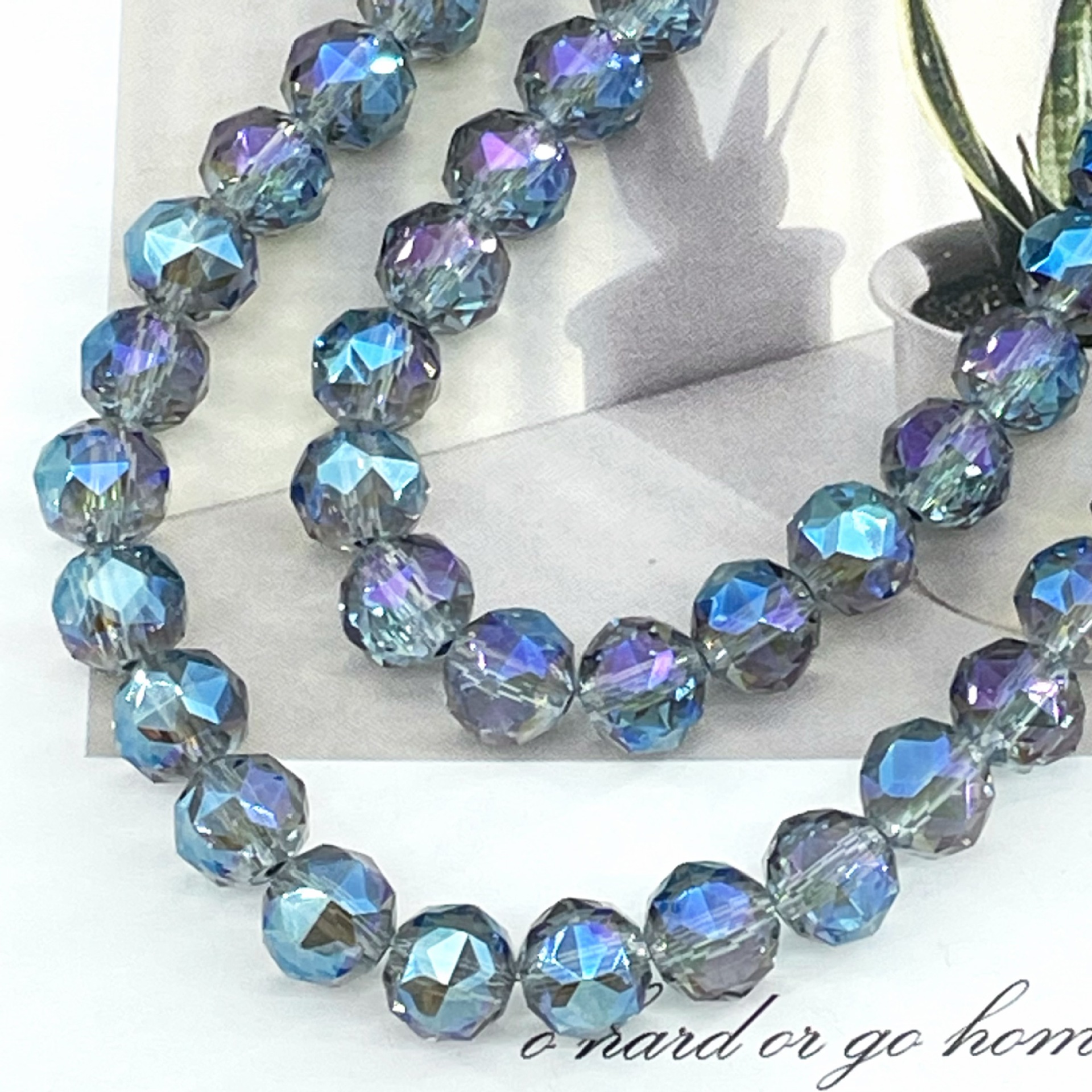 Bola de flores de 8mm Jingjing K9 cuentas sueltas de cristal 64 superficies cortadas con cuentas Accesorios de joyería hechos a mano de bricolaje Pulsera Collar lote suelto image 58