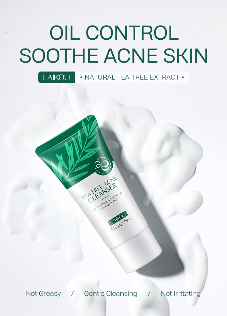 Limpiador Facial Antiacné Árbol de Té LAIKOU