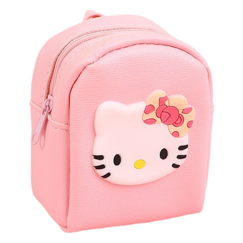 Estilo coreano ins dibujos animados lindo pequeña cartera estudiante femenina mini bolso monedero auricular almacenamiento caso clave