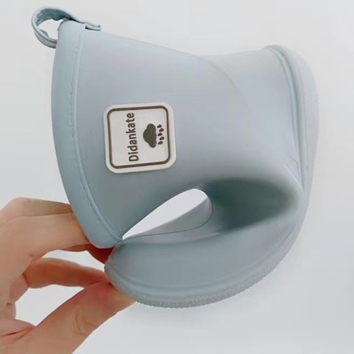 Children's Rain Boots 2024 New Model Kindergarten Slip-Resistant Rain Boots for Boys and Girls Durable Waterproof Rain Boots International Trade Batch