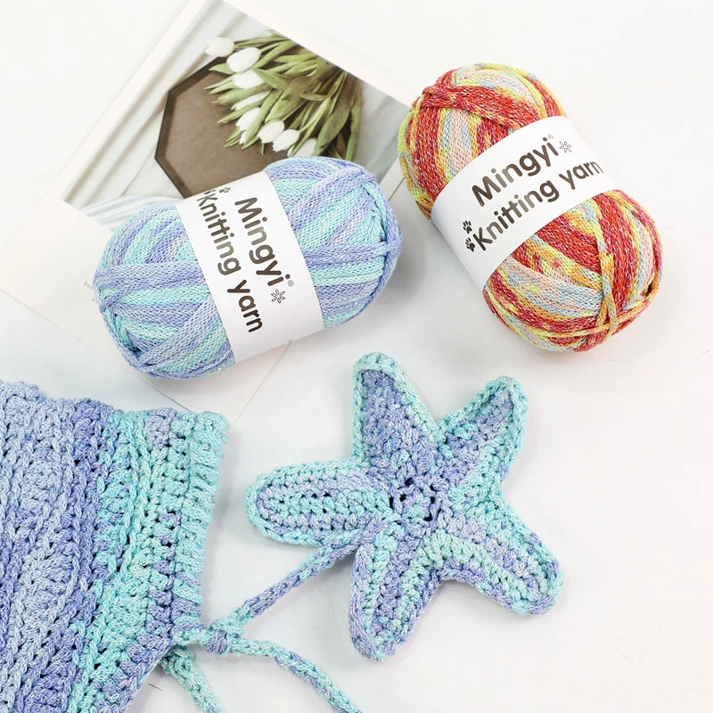 Woven rainbow crochet handmade, DIY, 2.5mm