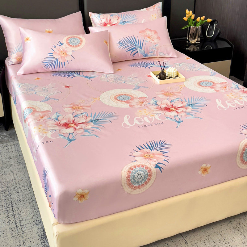 Cama de hielo de verano, cama desnuda de lujo ligera, cubierta de protección de colchón todo incluido, cubierta de cama de hielo lavada con agua. image 7