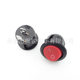 KCD1-11 round boat rocker switch 2 Gear 2 copper feet without light red button copper compound silver dot