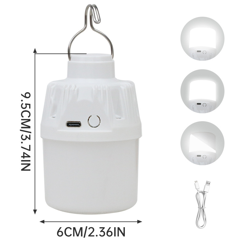 Gao fushuai falla de energía del hogar led bombilla de luz de emergencia Aurora naranja bombilla de carga USB Luz de puesto de mercado nocturno al aire libre